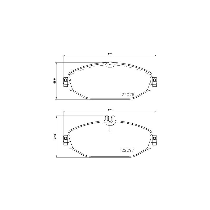 Pastiglie freno asse anteriore - HELLA