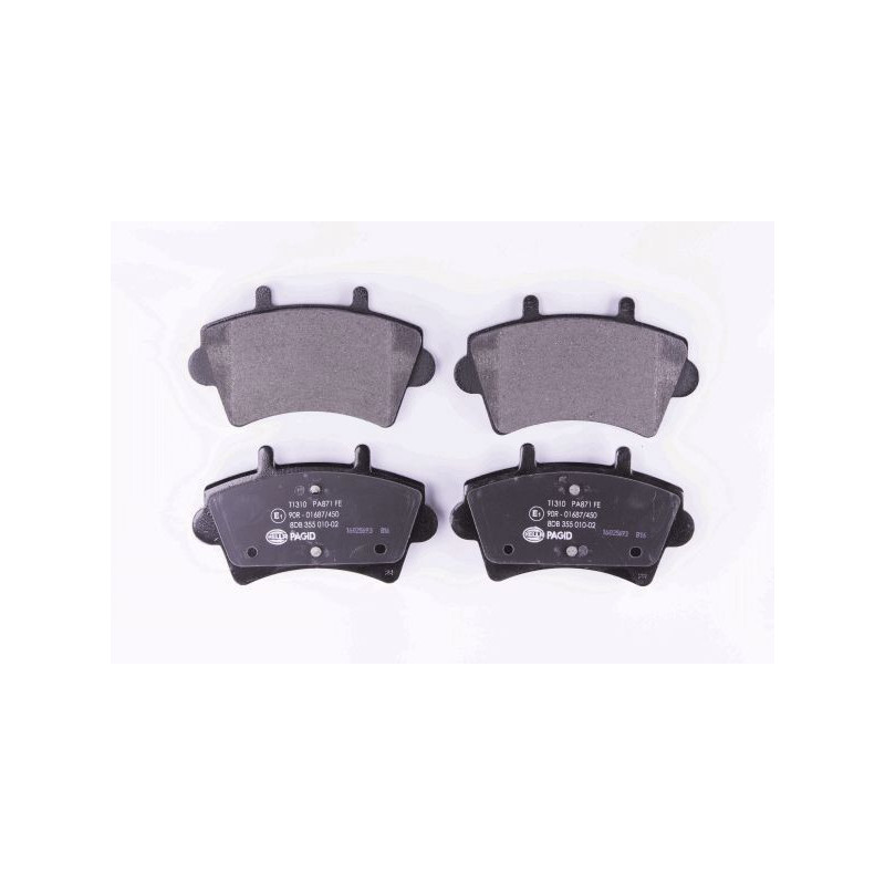 Pastiglie freno asse anteriore - HELLA