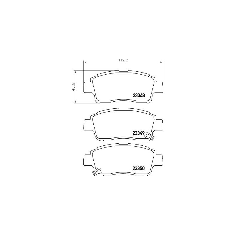 Pastiglie freno asse anteriore - HELLA