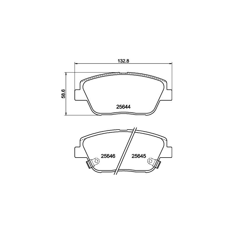 Pastiglie freno asse anteriore - HELLA
