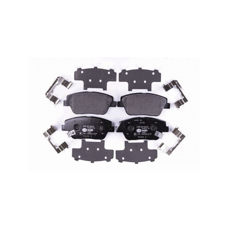 Pastiglie freno asse anteriore - HELLA