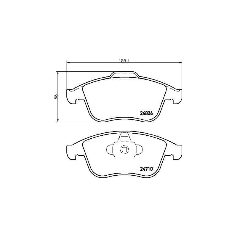 Pastiglie freno asse anteriore - HELLA