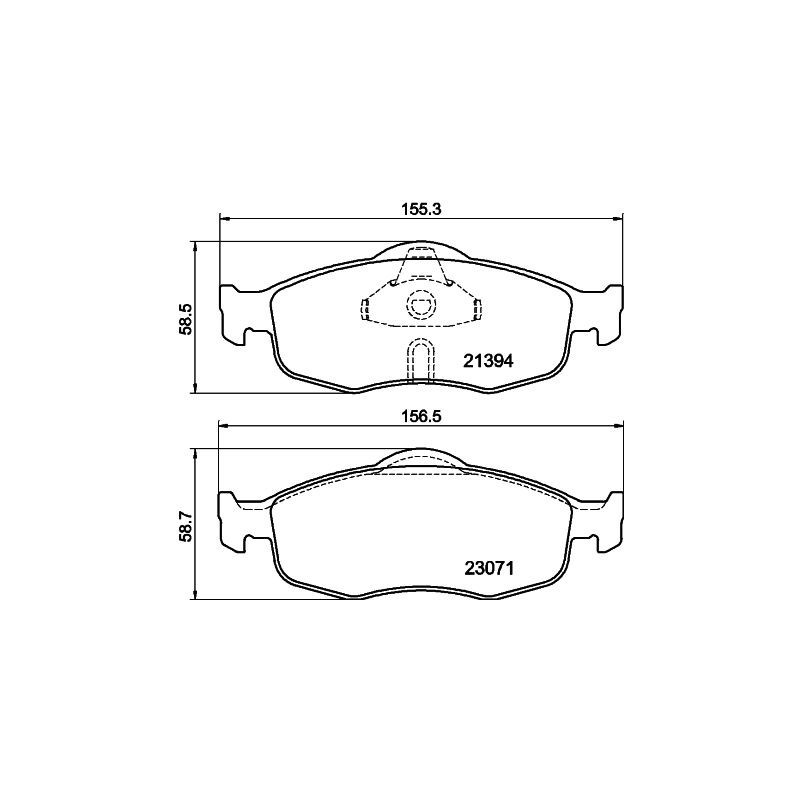 Pastiglie freno asse anteriore - HELLA