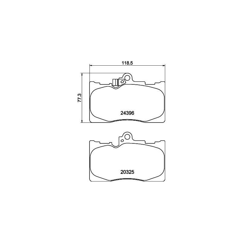 Pastiglie freno asse anteriore - HELLA