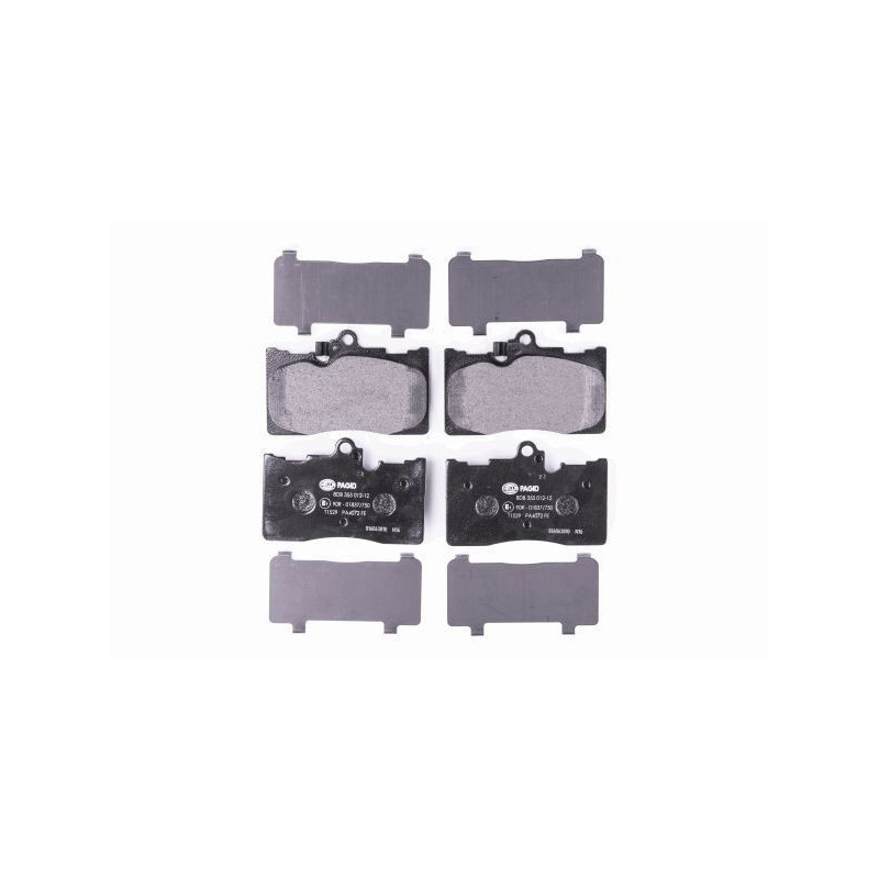 Pastiglie freno asse anteriore - HELLA