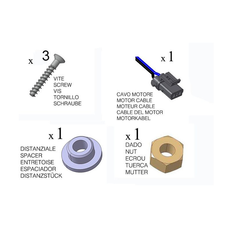 Alzacristalli posteriore - ELECTRIC LIFE