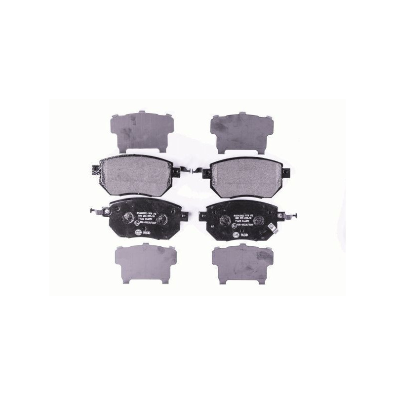 Pastiglie freno asse anteriore - HELLA