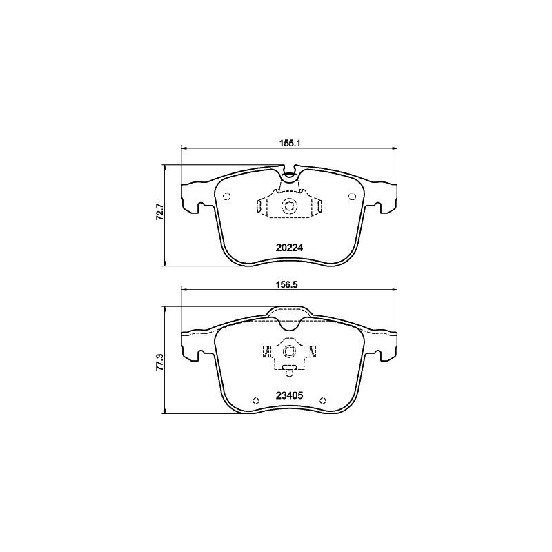 Pastiglie freno asse anteriore - HELLA