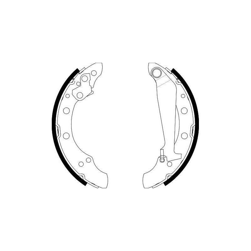 Ganasce freno - HELLA