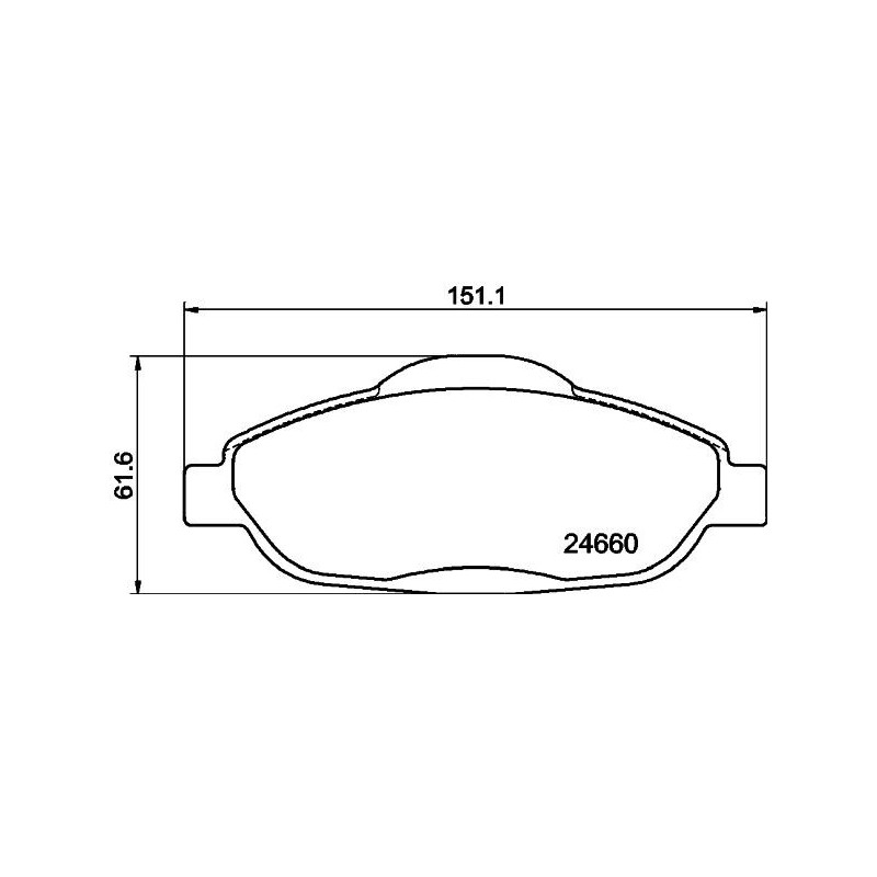 Pastiglie freno asse anteriore - HELLA