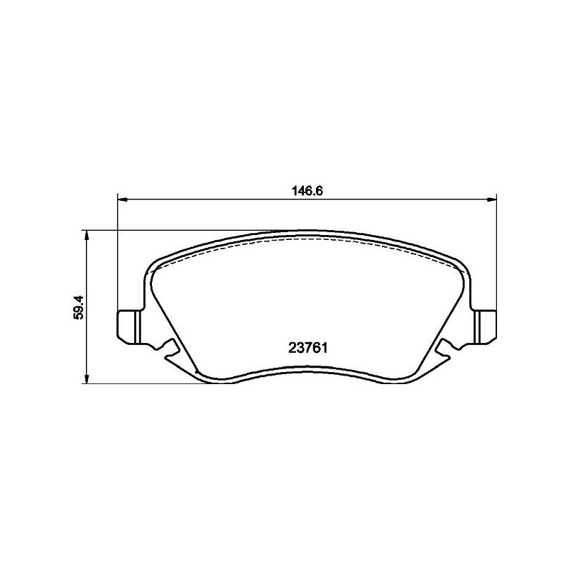 Pastiglie freno asse anteriore - HELLA