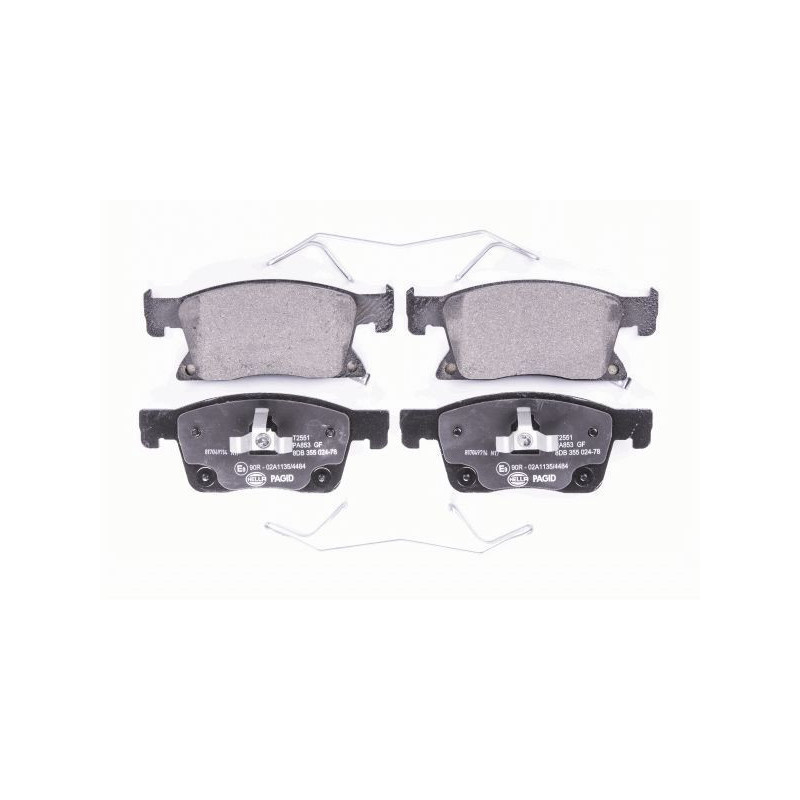 Pastiglie freno asse anteriore - HELLA