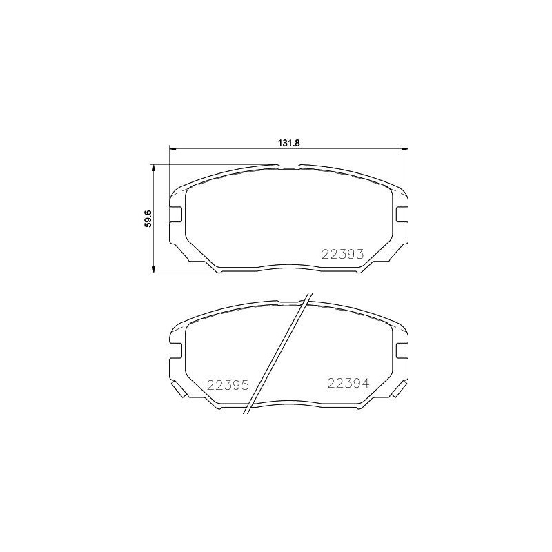 Pastiglie freno asse anteriore - HELLA