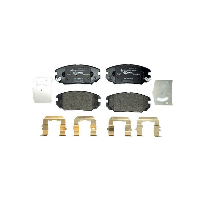 Pastiglie freno asse anteriore - HELLA