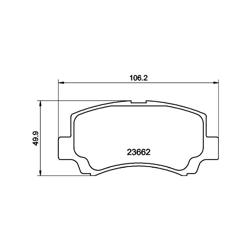Pastiglie freno asse anteriore - HELLA