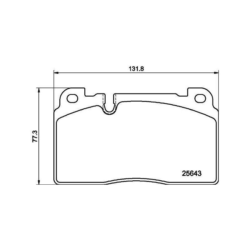 Pastiglie freno asse anteriore - HELLA