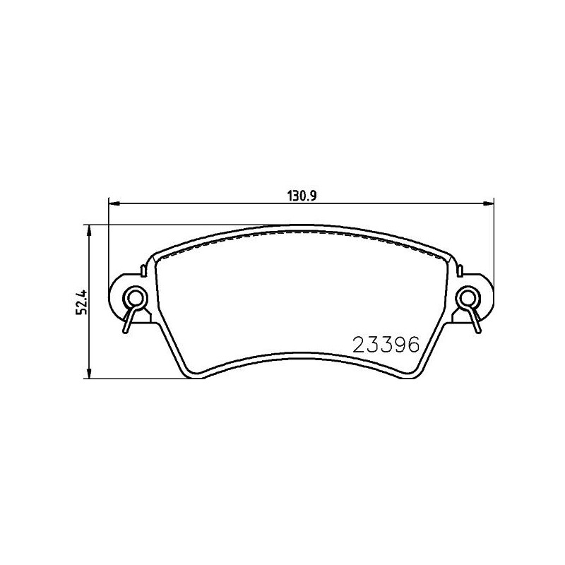 Pastiglie freno asse anteriore - HELLA