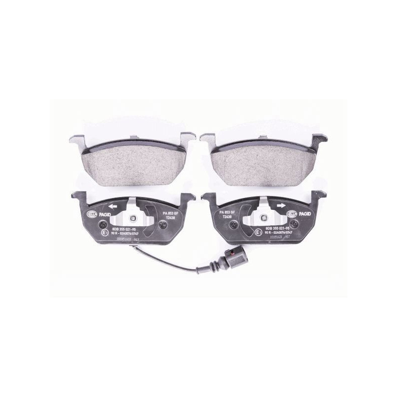 Pastiglie freno asse anteriore - HELLA