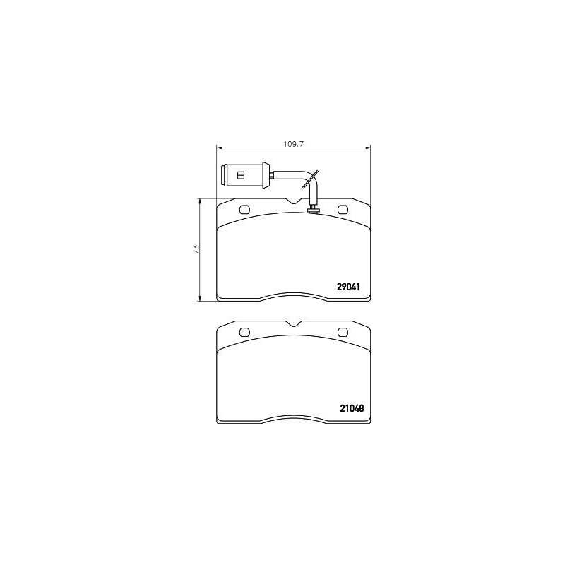 Disco freno asse anteriore - HELLA