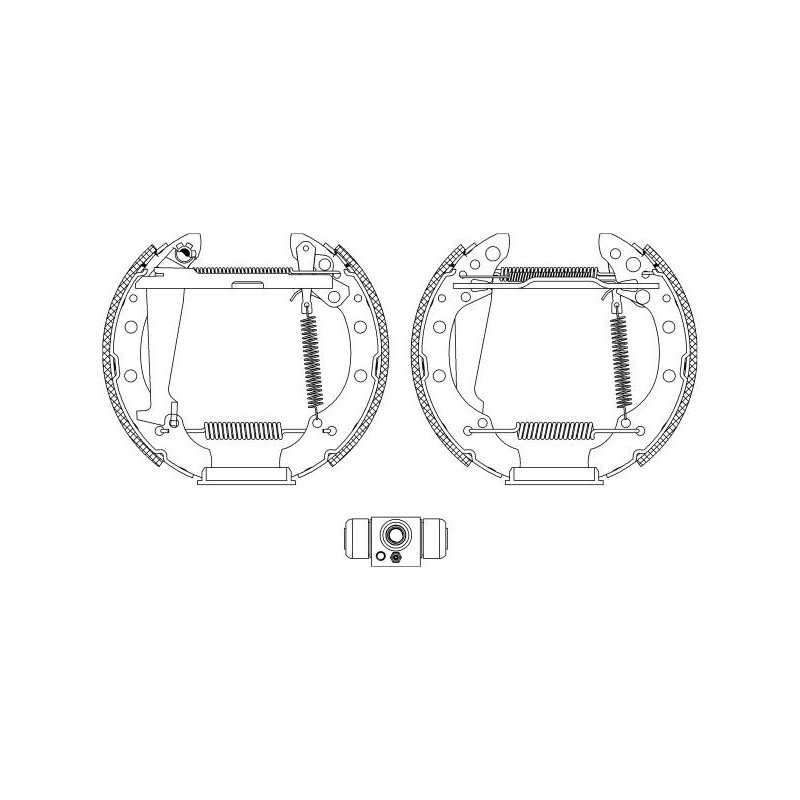 Ganasce freno - HELLA