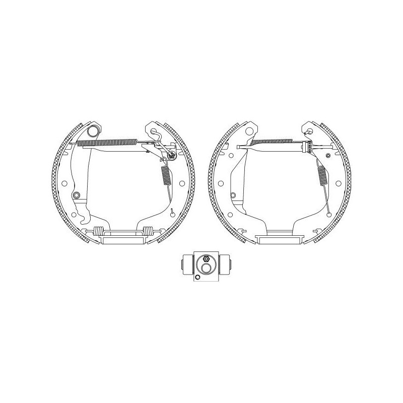 Ganasce freno - HELLA