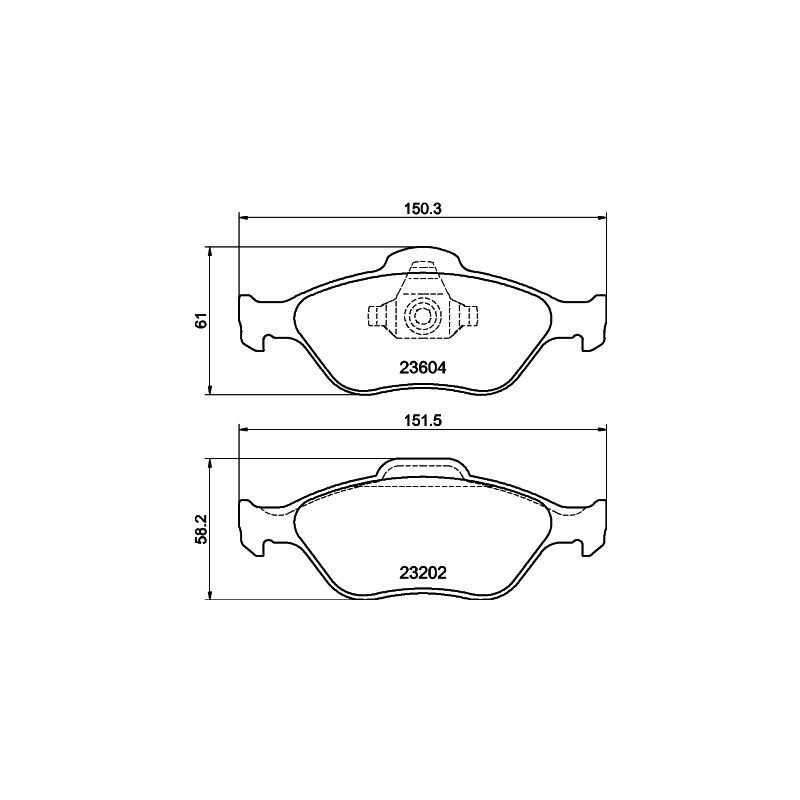 Pastiglie freno asse anteriore - HELLA