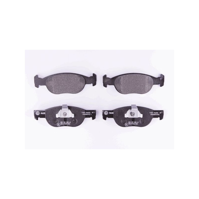 Pastiglie freno asse anteriore - HELLA