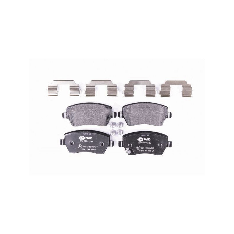 Pastiglie freno asse anteriore - HELLA