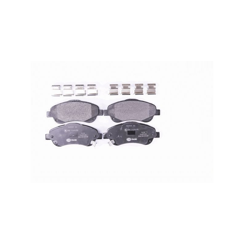 Pastiglie freno asse anteriore - HELLA