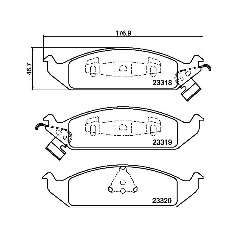 Pastiglie freno asse anteriore - HELLA