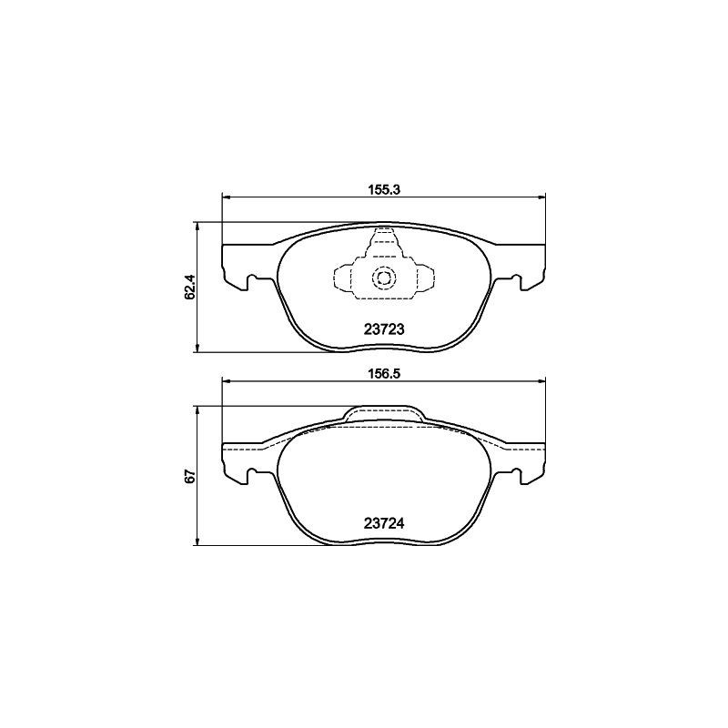 Pastiglie freno asse anteriore - HELLA