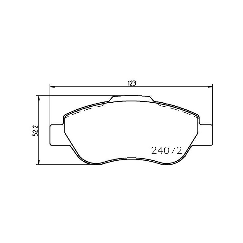 Pastiglie freno asse anteriore - HELLA