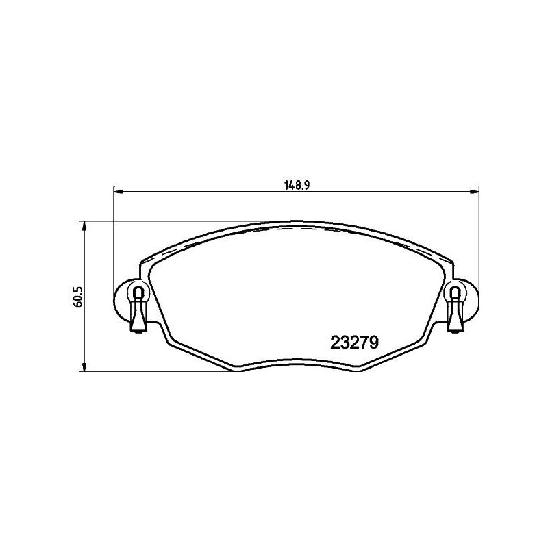 Pastiglie freno asse anteriore - HELLA