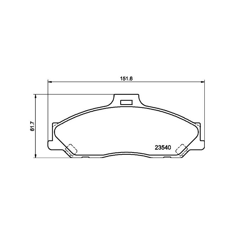 Pastiglie freno asse anteriore - HELLA