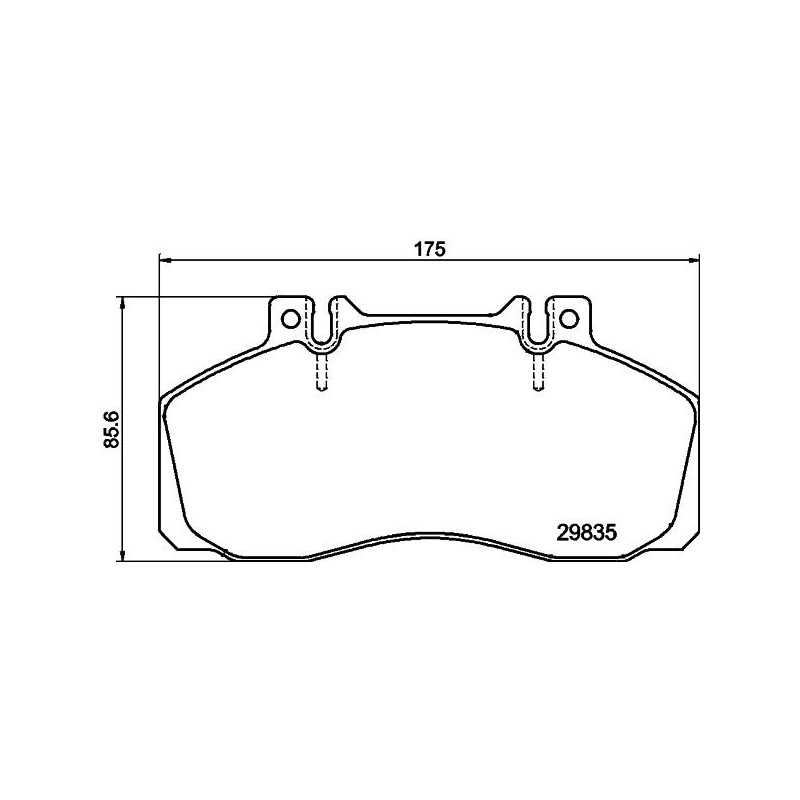 Pastiglie freno asse anteriore - HELLA