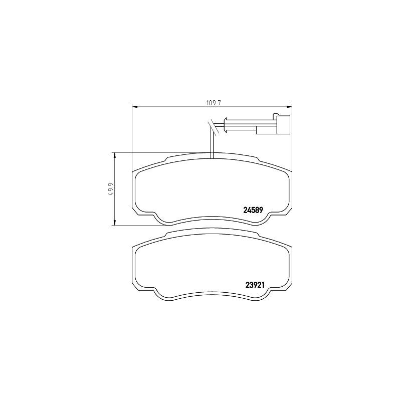 Pastiglie freno asse posteriore - HELLA