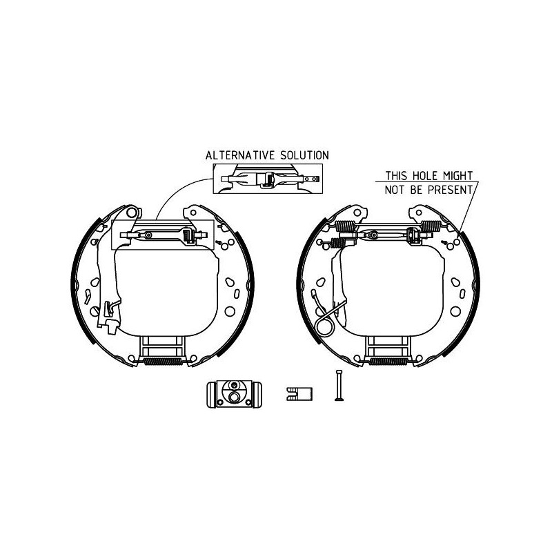 Ganasce freno - HELLA
