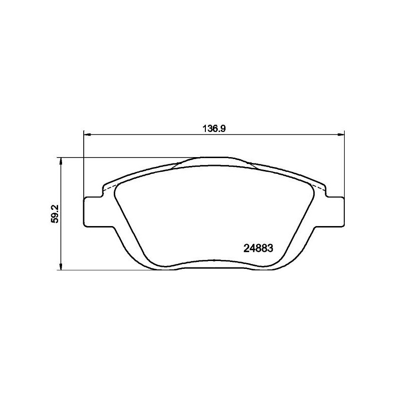 Pastiglie freno asse anteriore - HELLA