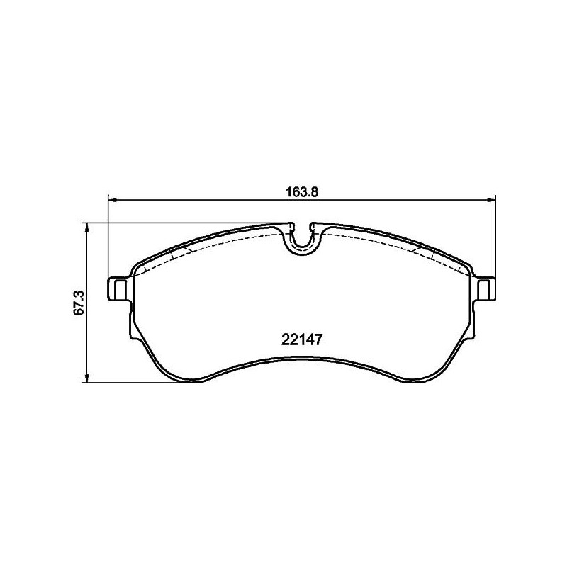 Pastiglie freno asse anteriore - HELLA