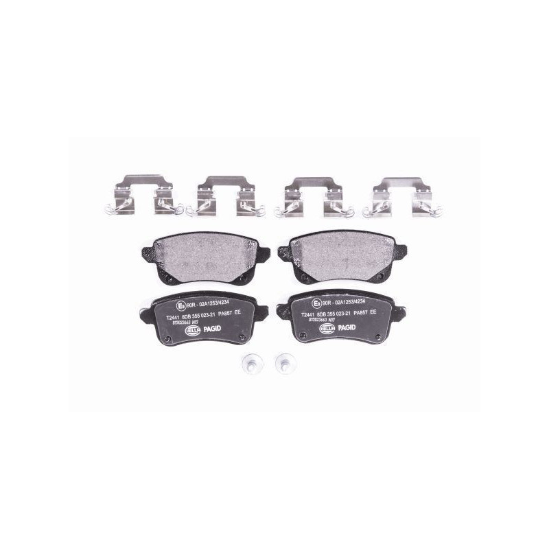 Pastiglie freno asse posteriore - HELLA