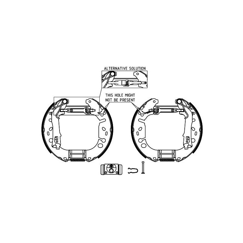Ganasce freno - HELLA