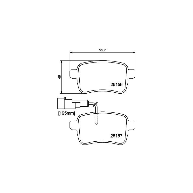 Pastiglie freno asse posteriore - HELLA