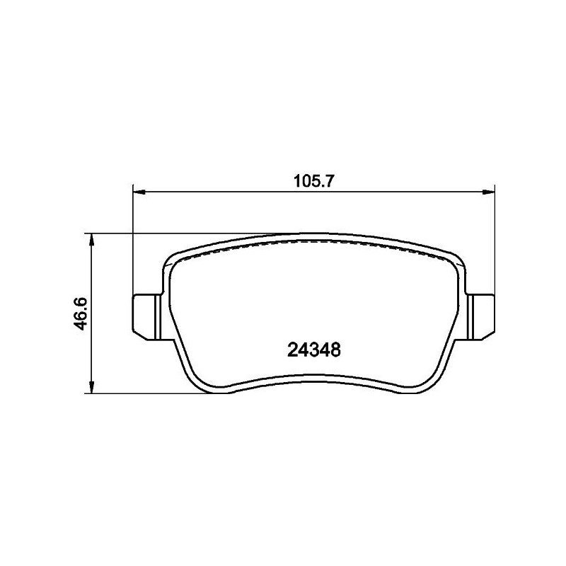 Pastiglie freno asse posteriore - HELLA