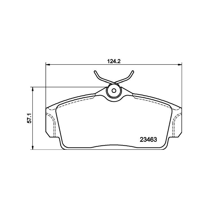 Pastiglie freno asse anteriore - HELLA