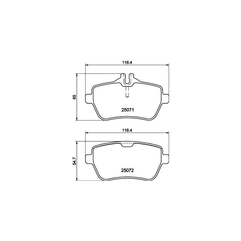 Pastiglie freno asse posteriore - HELLA