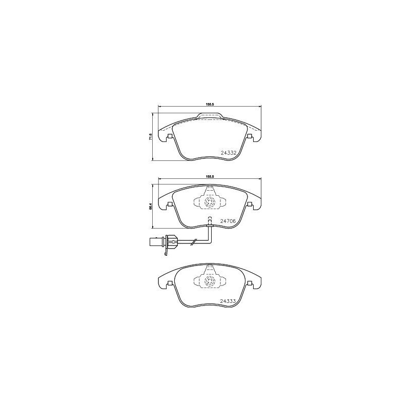 Pastiglie freno asse anteriore - HELLA