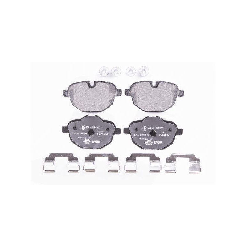 Pastiglie freno asse posteriore - HELLA