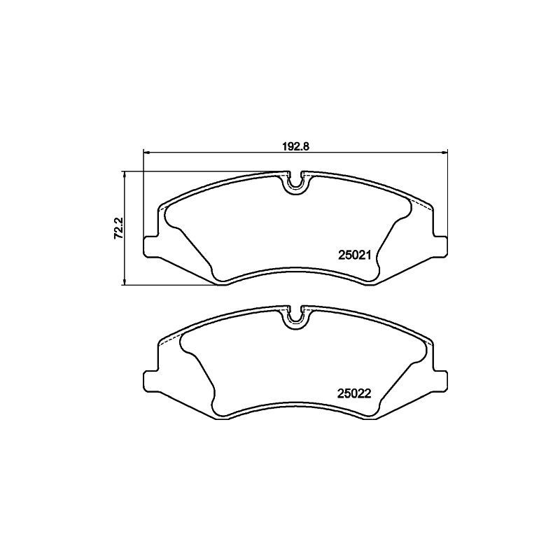 Pastiglie freno asse anteriore - HELLA