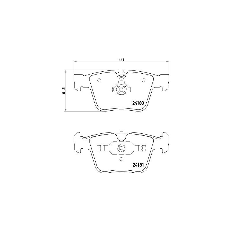 Pastiglie freno asse posteriore - HELLA