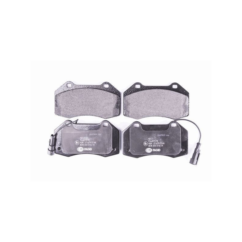 Pastiglie freno asse anteriore - HELLA